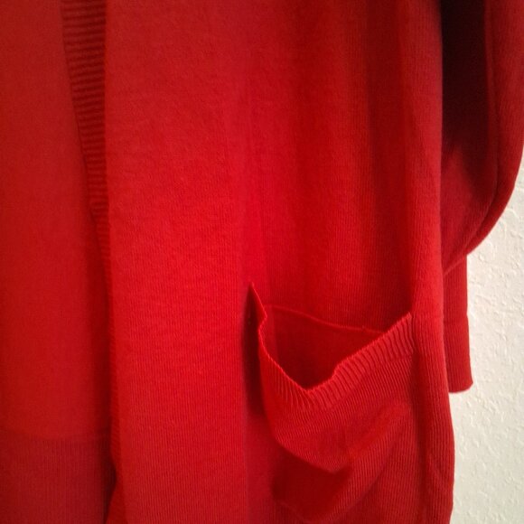 Open Front Cardigan with 2 Pockets by Terra & Sky - Picture 4 of 5